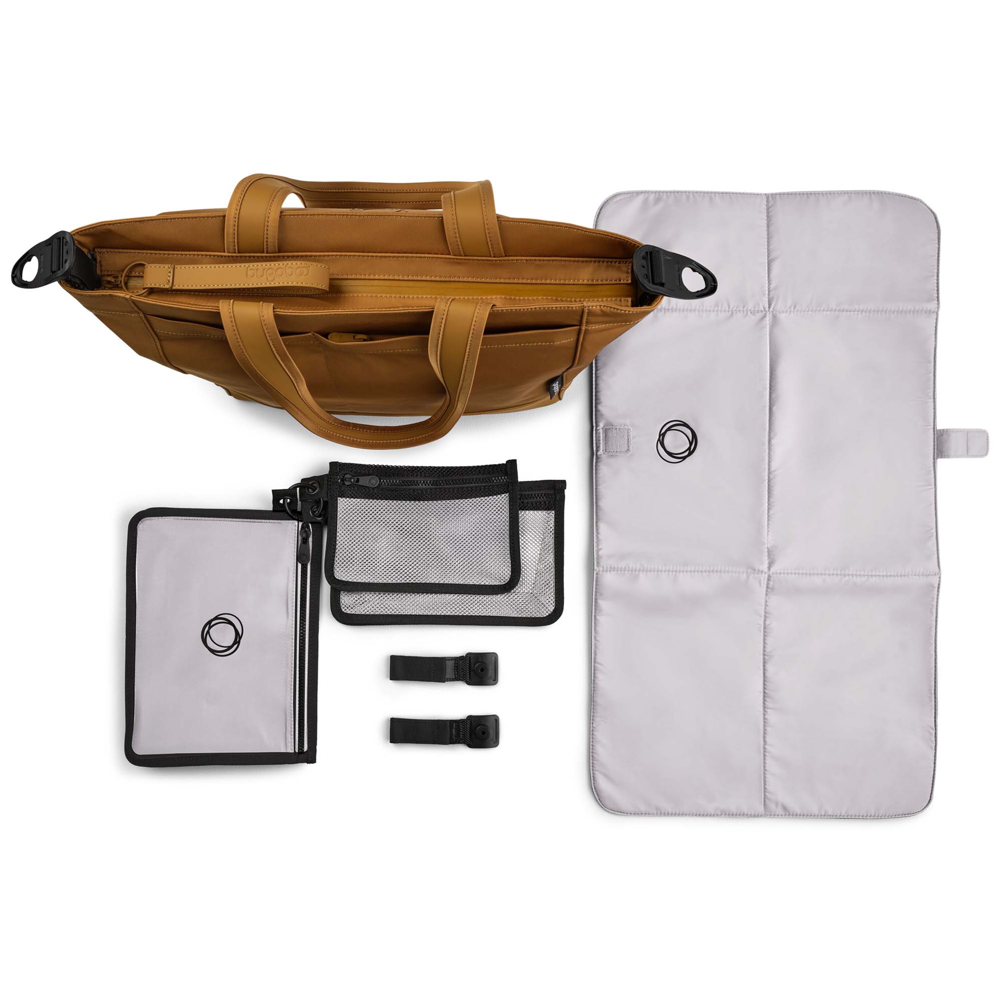 Bugaboo changing bag Noir Limited Edition Black Moonlight Amber Glow - luiertass