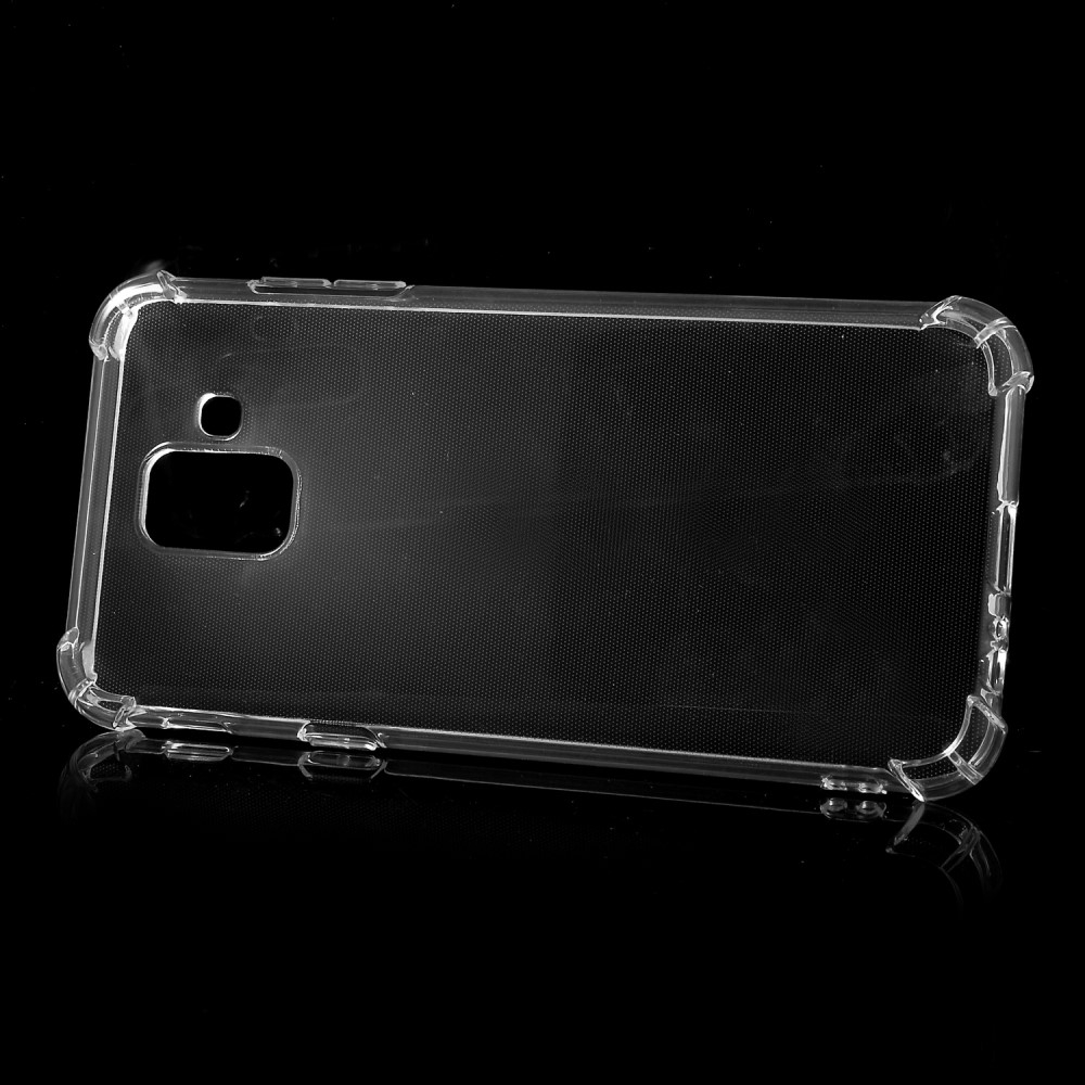 Samsung Galaxy A6 (2018) Gummi Case Hülle Air Cushion Fallschutz - Transparent
