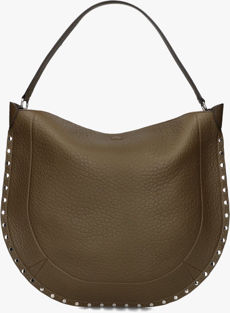 khaki isabel marant handtas oskan hobo soft-ga