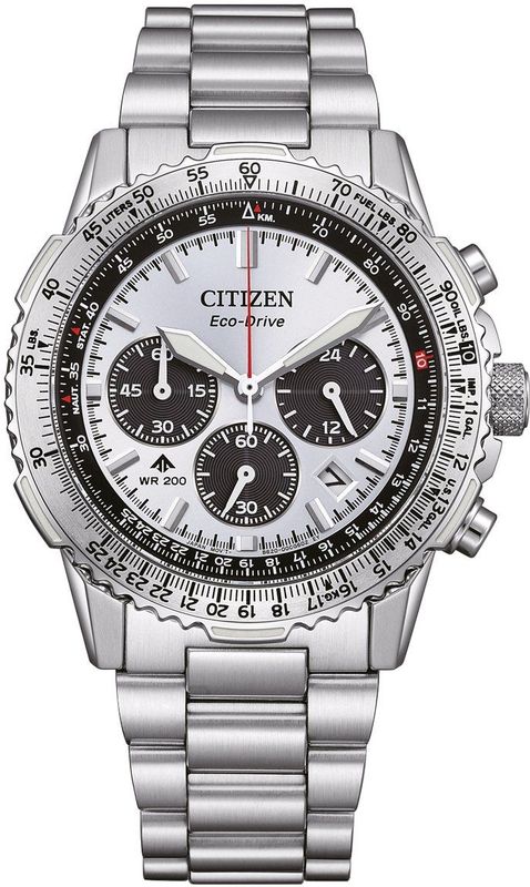 Citizen - Promaster Chronograaf Horloge - Zilver - Roestvrijstaal - 20 Bar Waterbestendig
