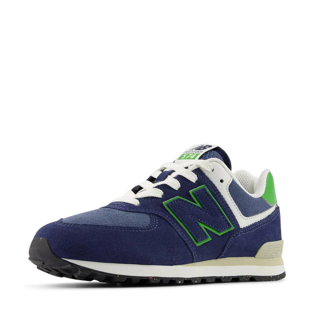 New Balance 574sneakers donkerblauw/groen