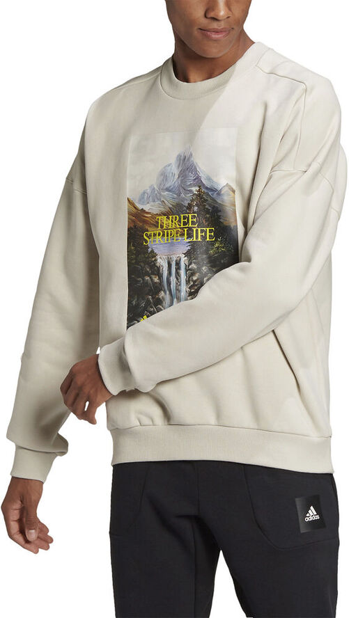 adidas adidas Sportswear Mountain Graphic trøje Hvid