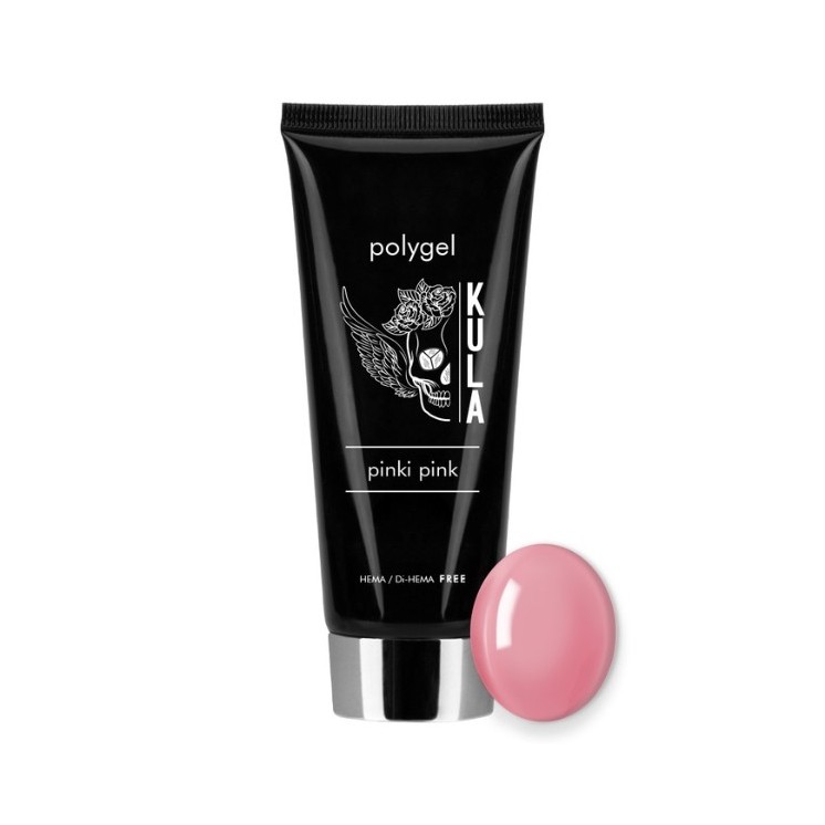 PolyGel Acrylgel Aufbau Kula Nails Hema/di- Hema free Pinki Pink 50 ml