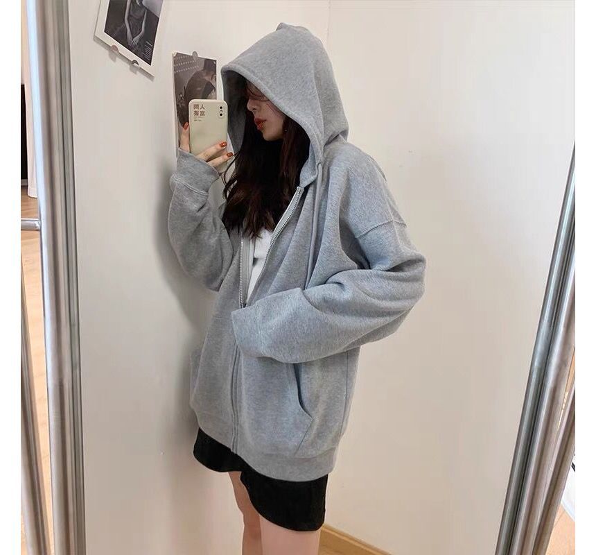 Cossita - Effen oversized capuchonjack