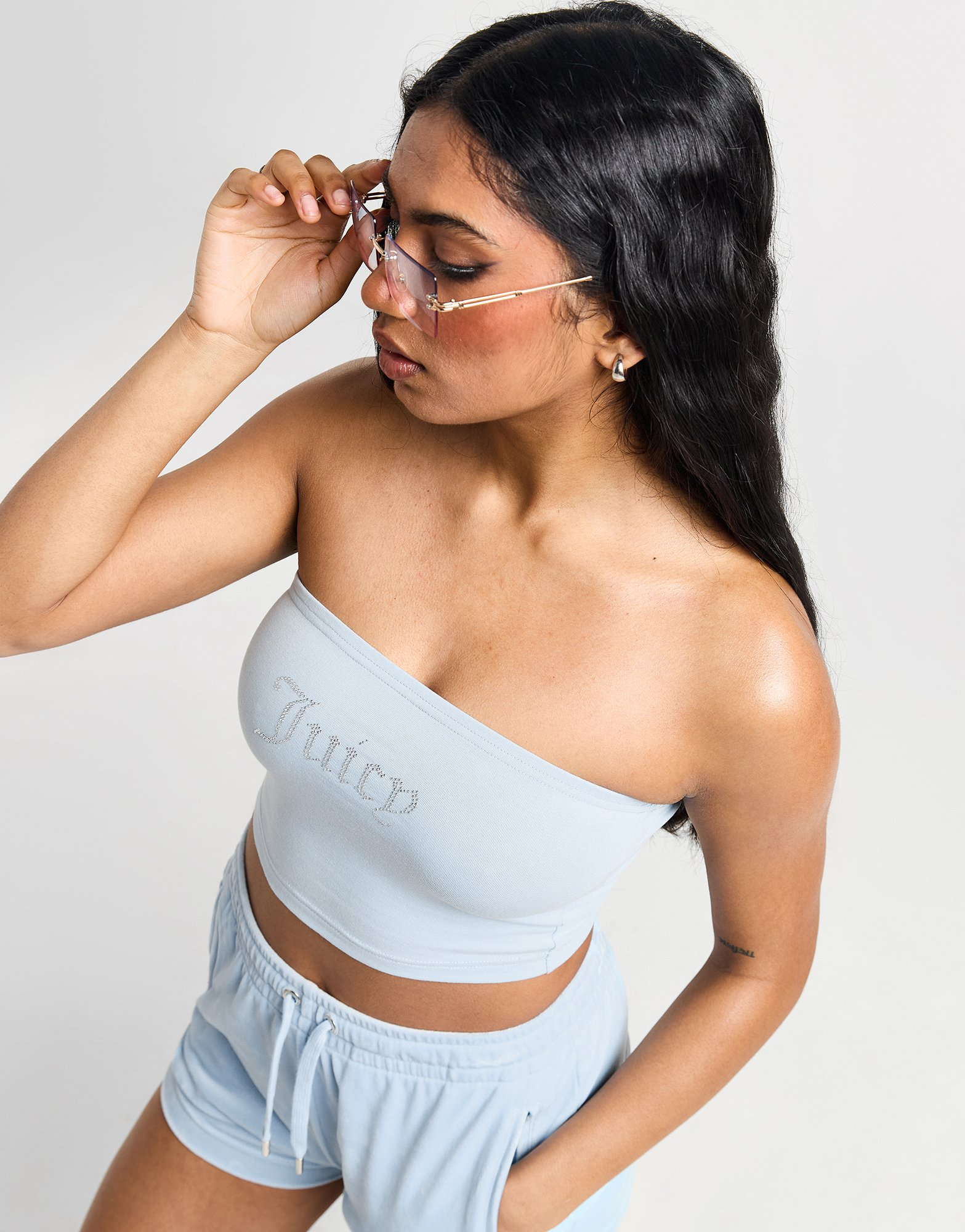 JUICY COUTURE Bandeau Logo Diamante Femme