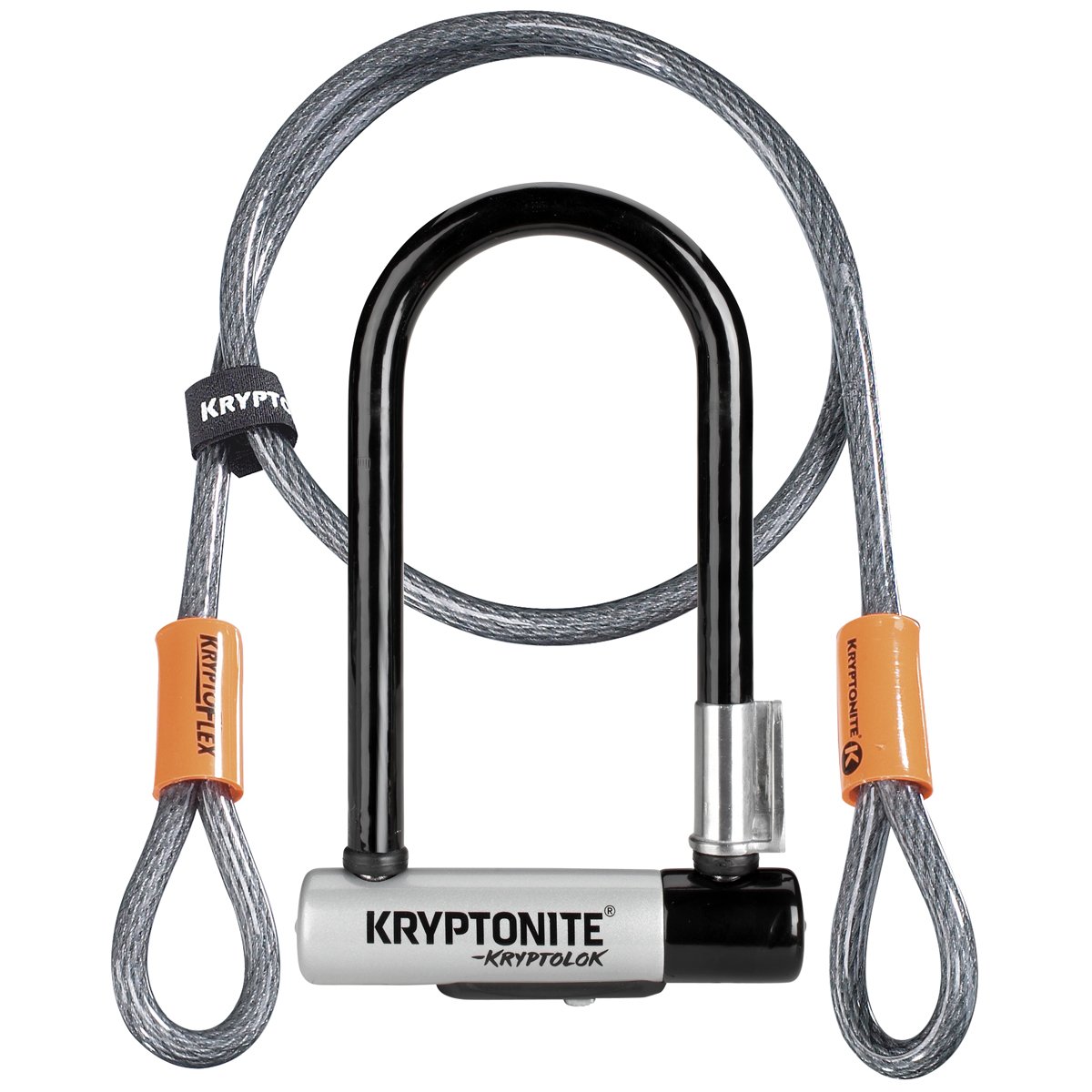 Krytonite Mini 7 bøjlelås med kabel