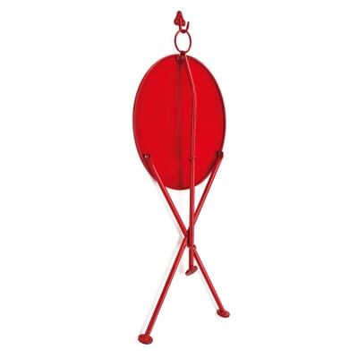 Balkonklapptisch Stahl, Rot