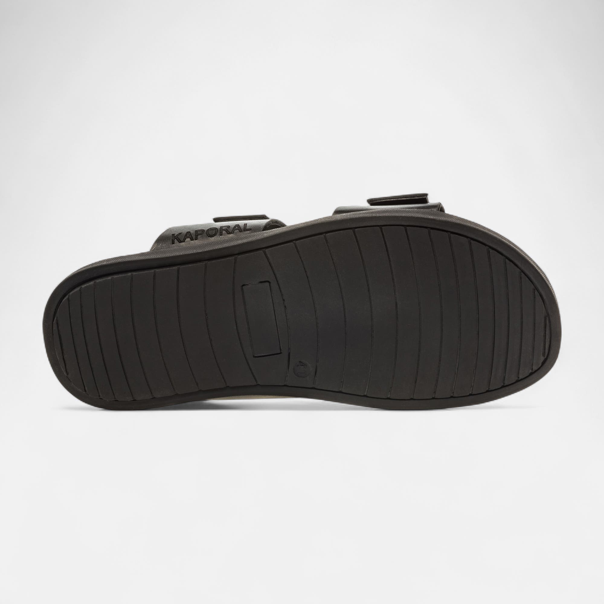 Mules Homme en cuir noir