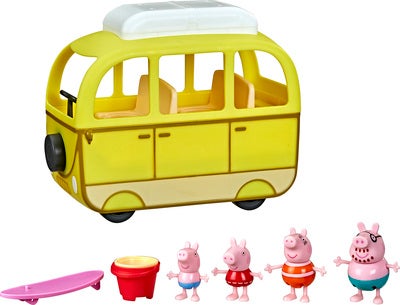 Peppa Gris Peppas Campingbil Lekesett