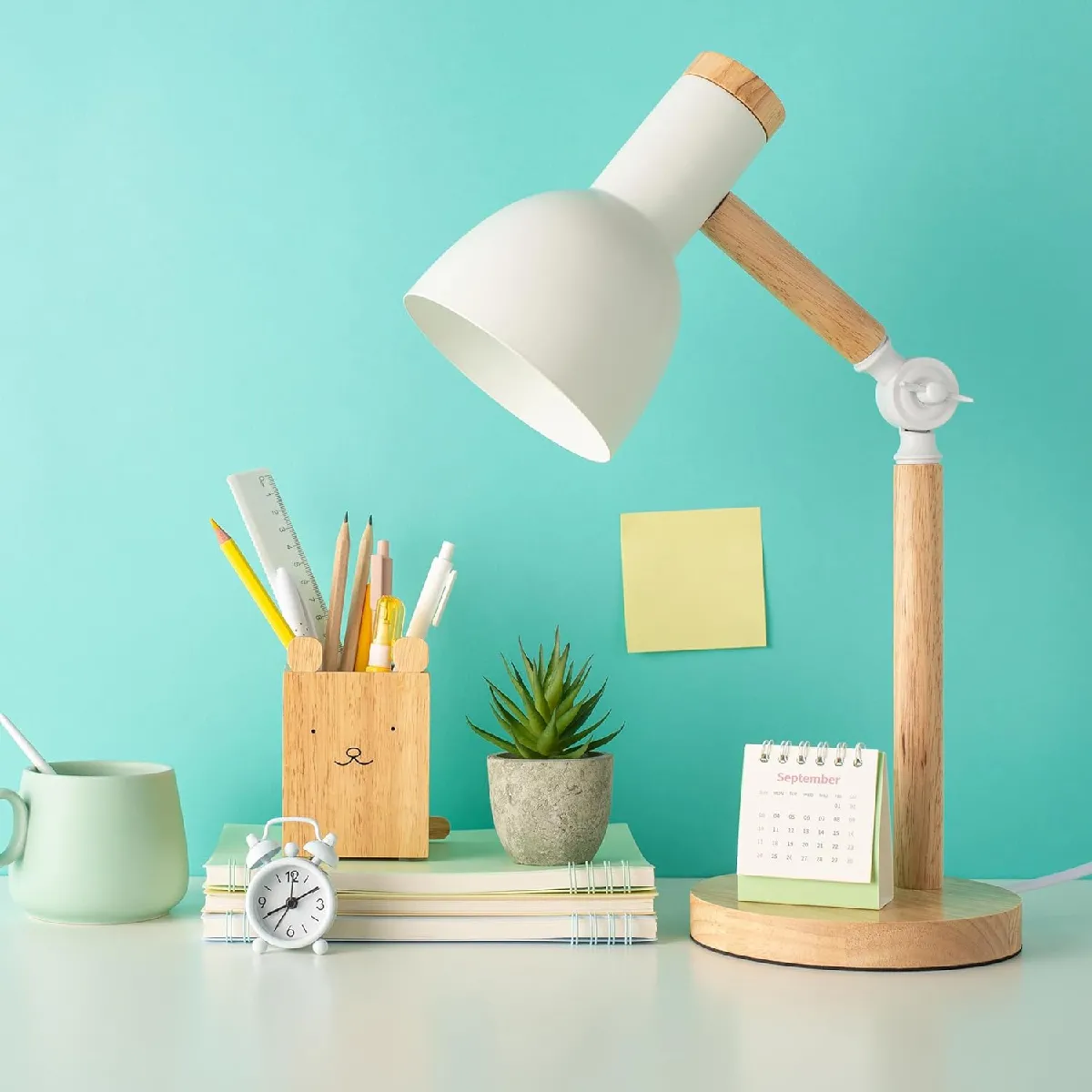Lampe de bureau nordique - Chevet Blanc