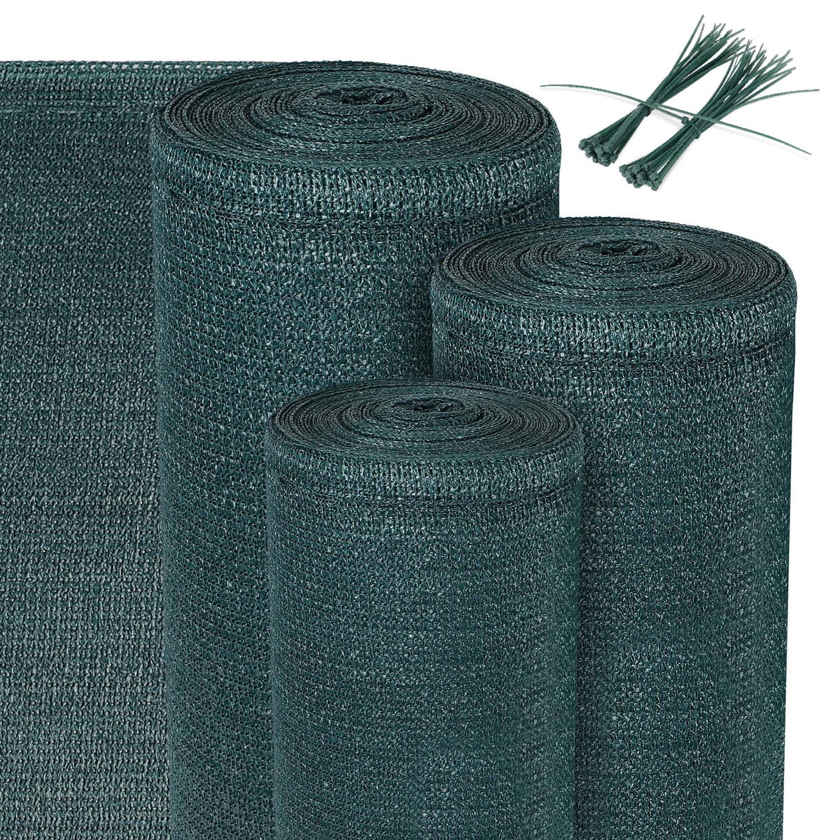 Sol Royal Shade Fabric SG80 Privacy Fence 100x1000cm Groen