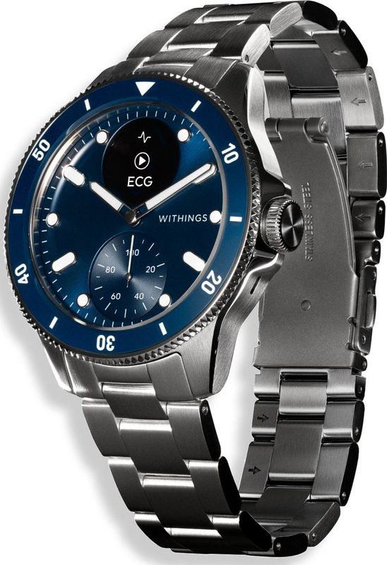 Withings Scanwatch Nova 42mm Blauw