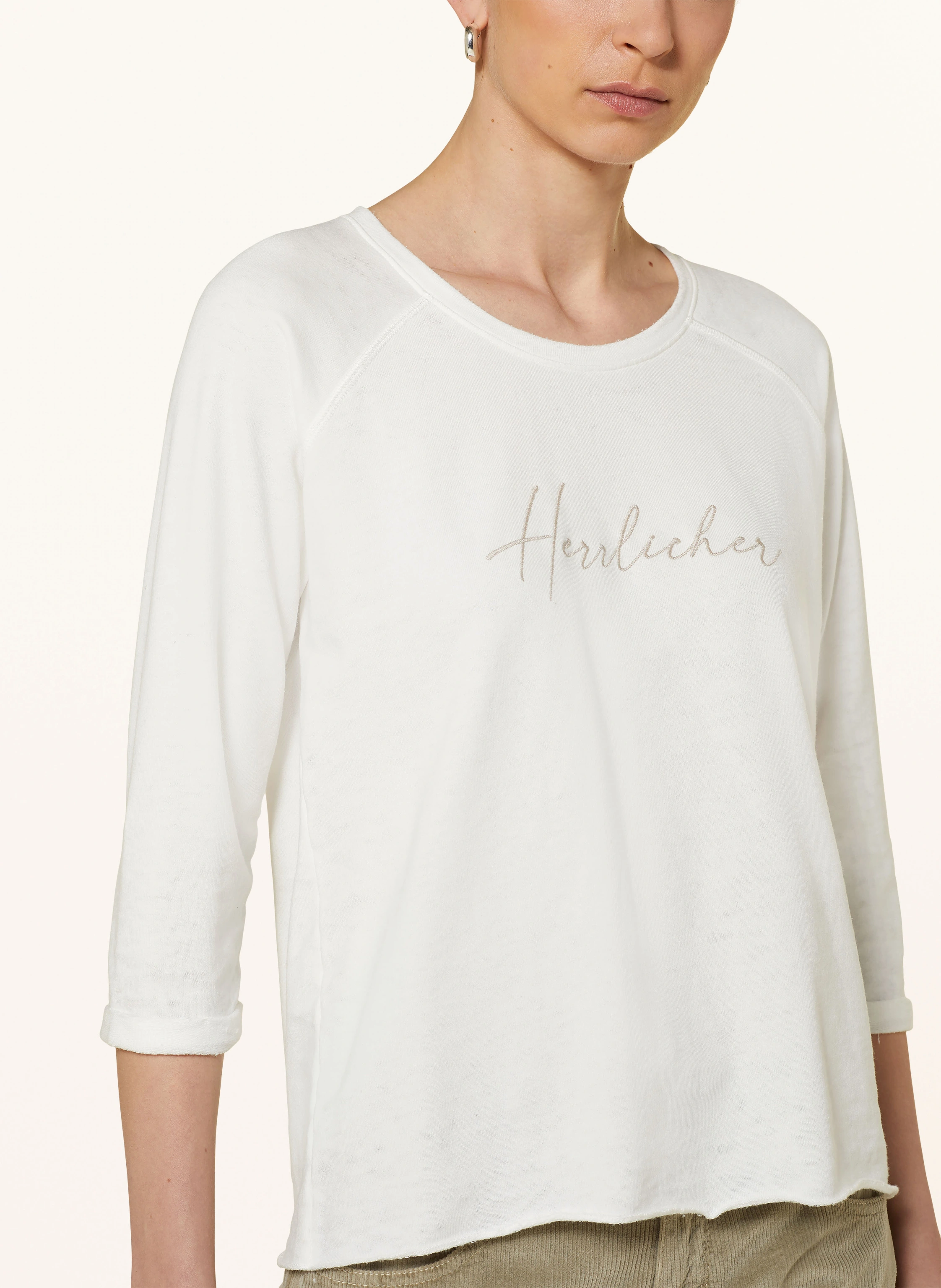 Herrlicher Sweatshirt ANGELIKA mit 3/4-Arm