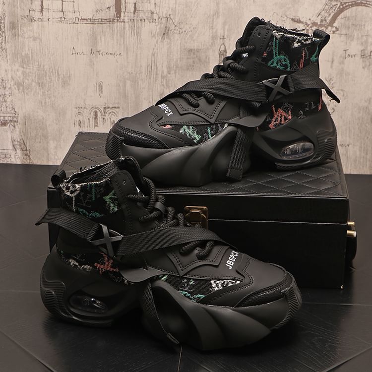Mr Ozera - Robuuste platform sneakers met hoge demping