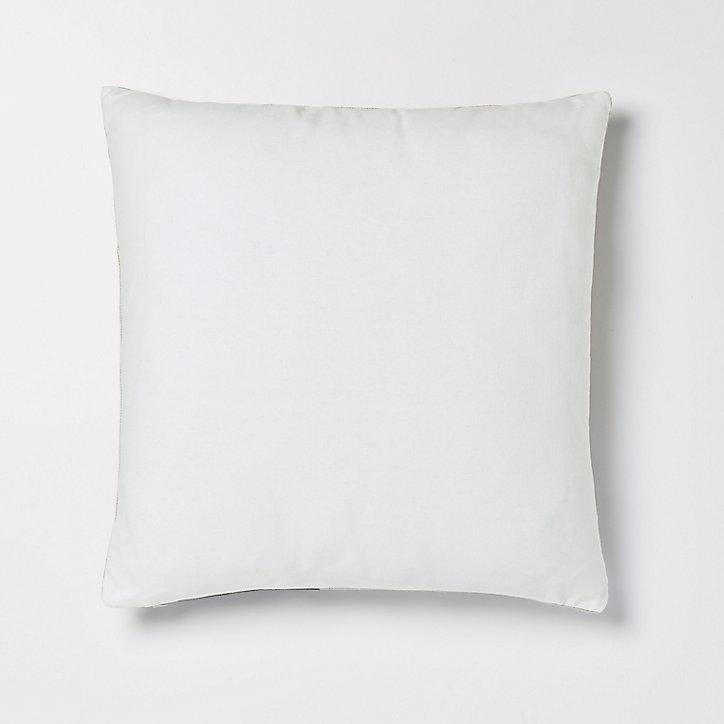 Coussin polyester Gaya jaune L.45 x l.45 cm