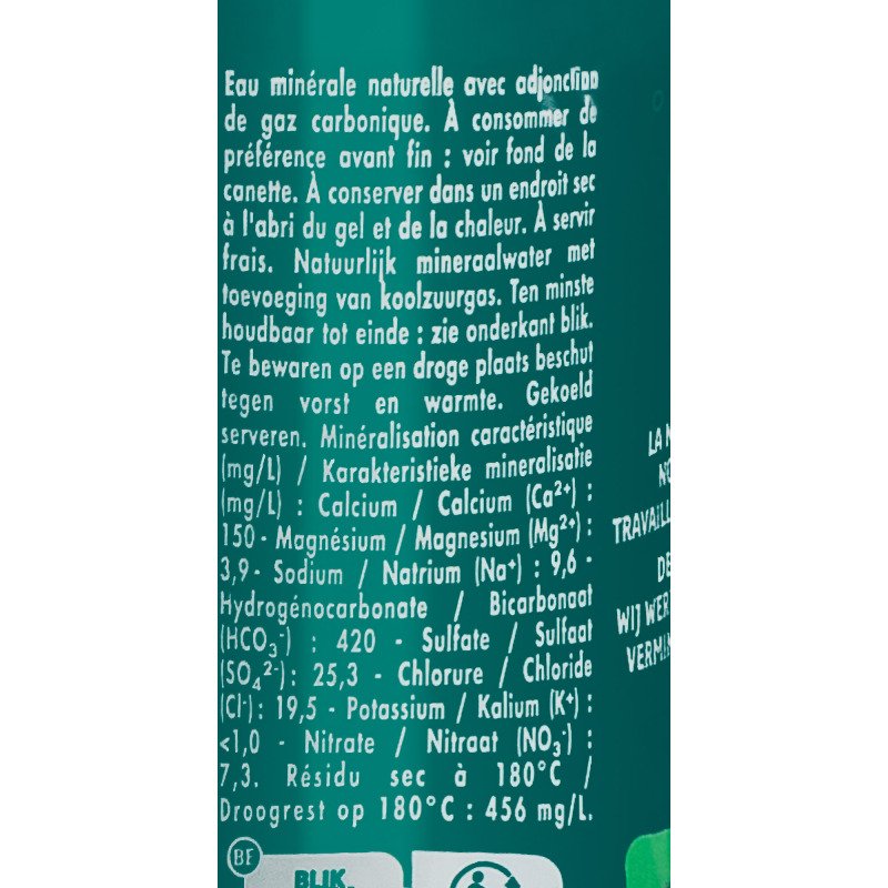 Eau gazeuse Perrier 33 cl - 24 canettes