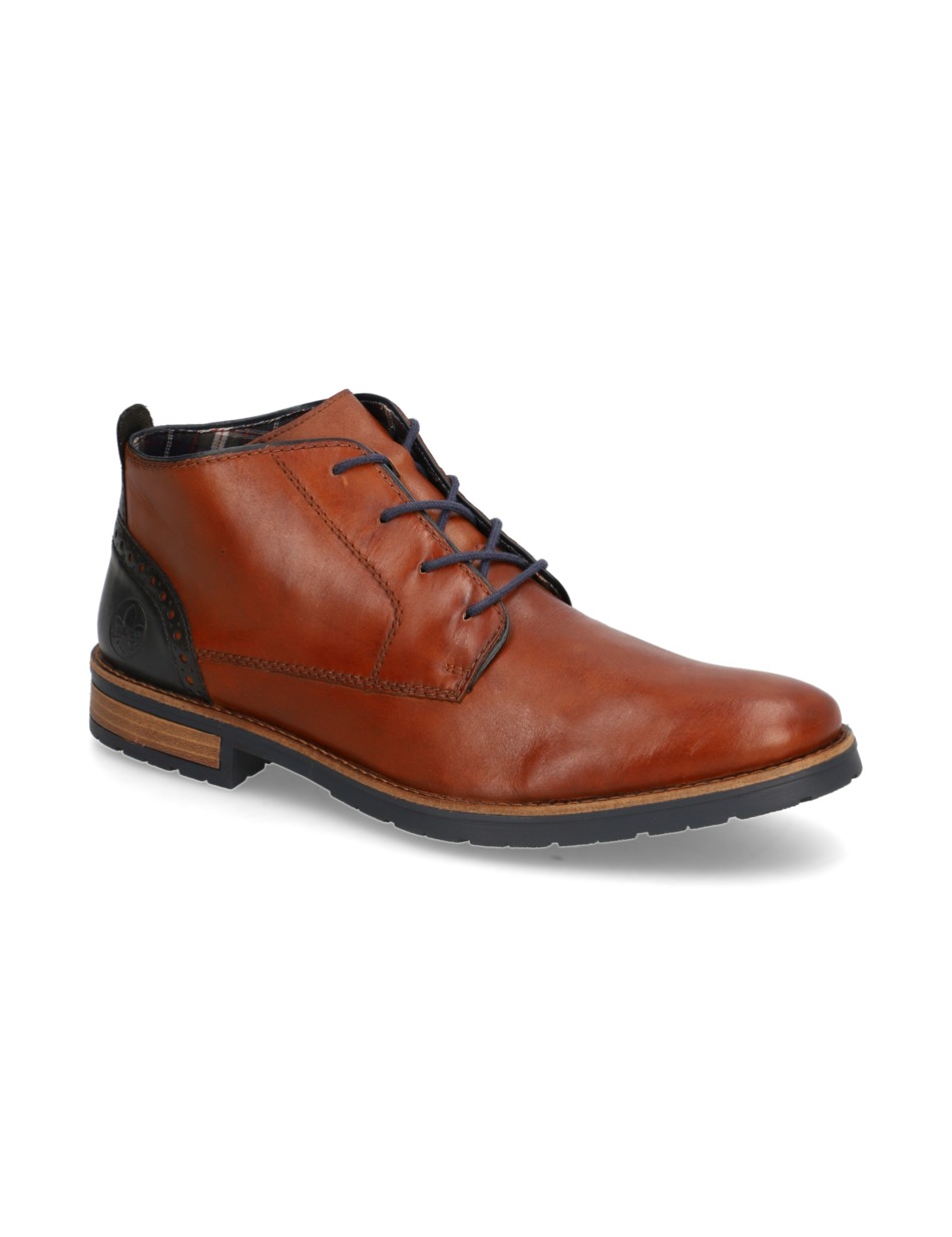 Lederkombination Boot