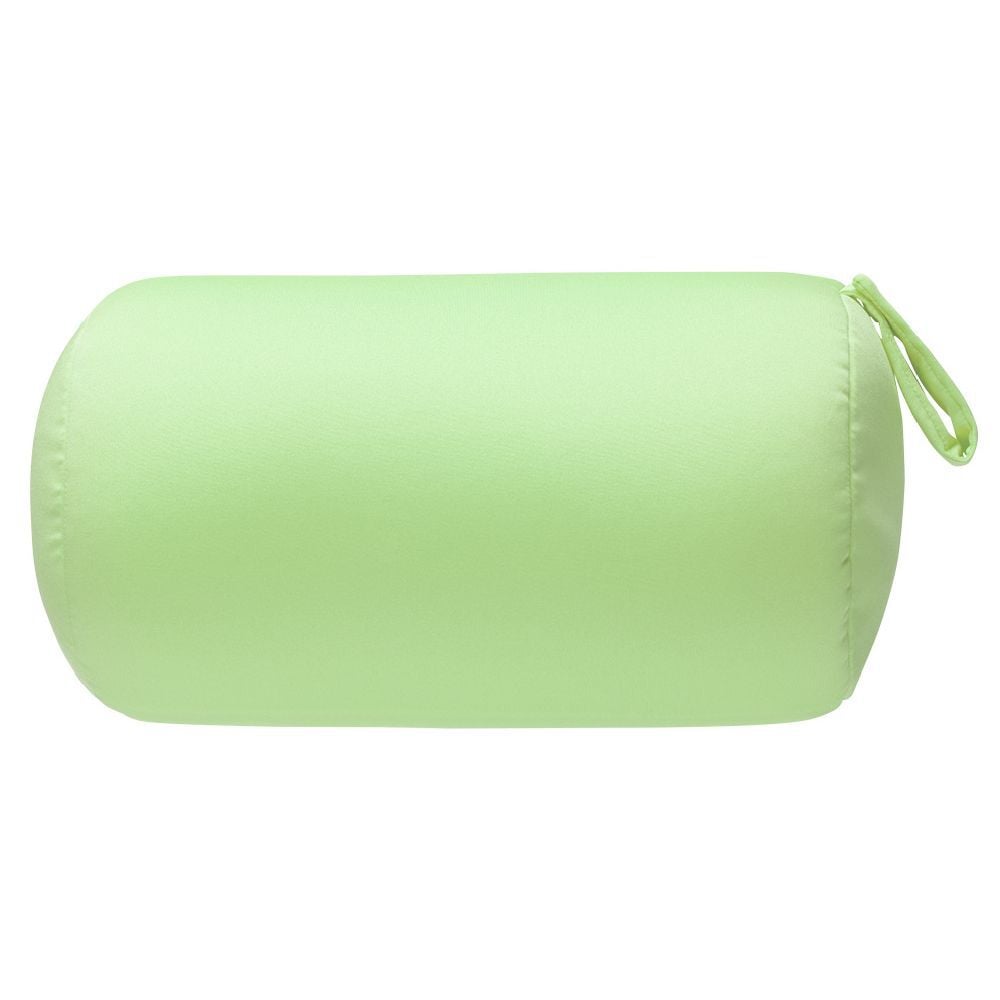 Coussin de plage à microbilles Funky vert Ø16x30cm