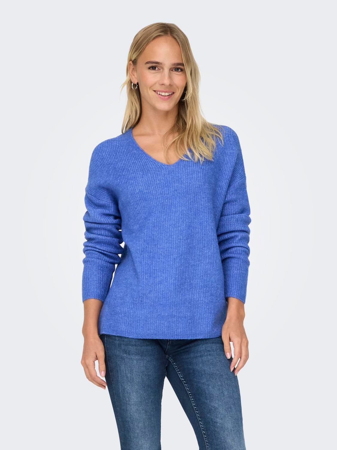 ONLCAMILLA Strickpullover Ultramarine