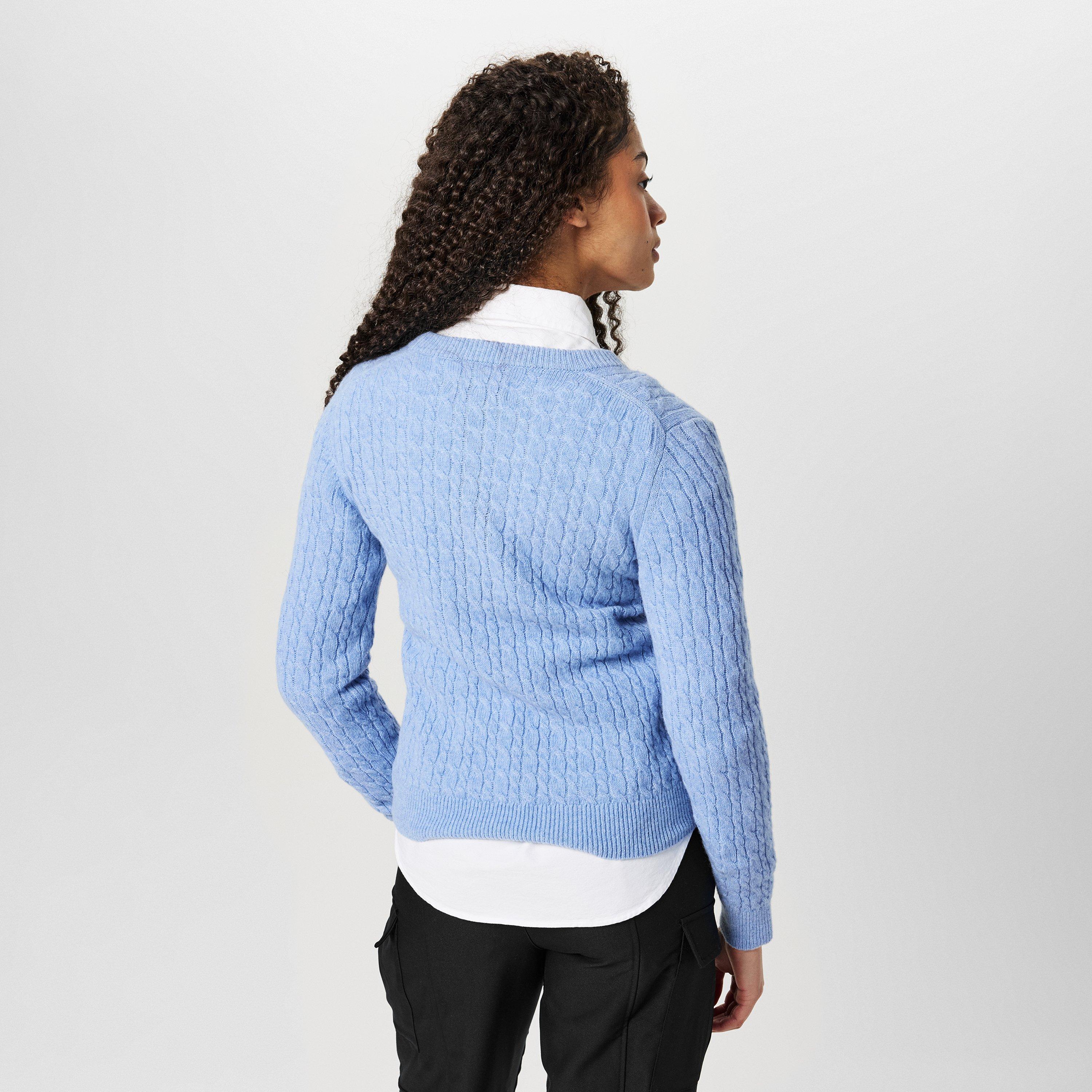 Jack Wills Tinsbury Merino Wool Blend Cable Knitted Jumper
