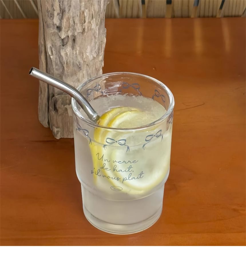 Minbrogy - Drinkglas met strikletters