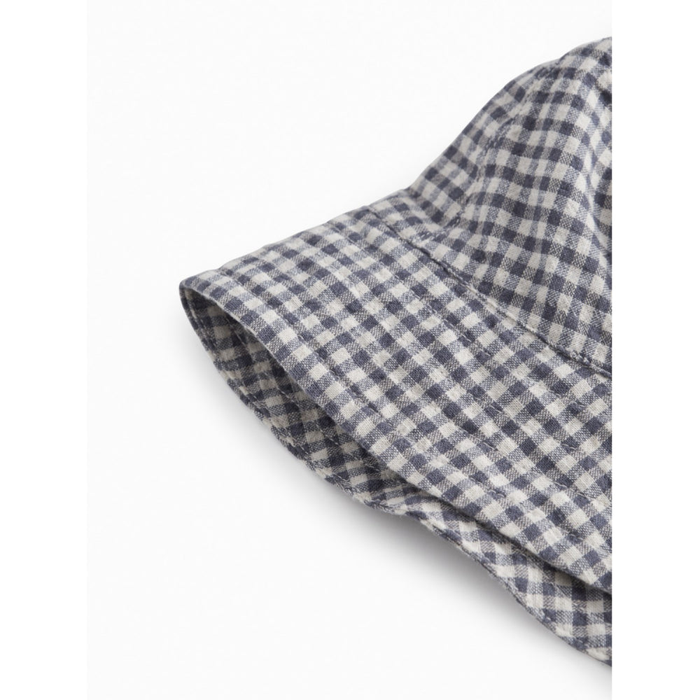 Køb MarMar Cotton Linen Marine Check Arida Hue