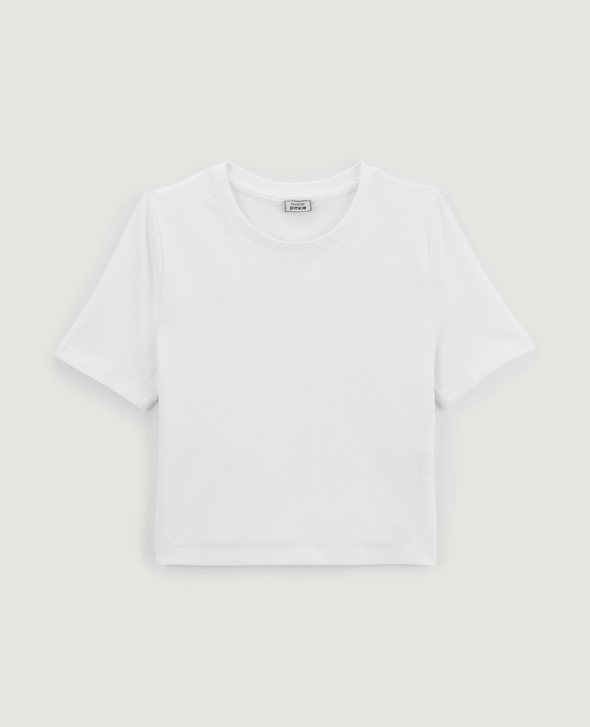 T-shirt cropped - Blanc