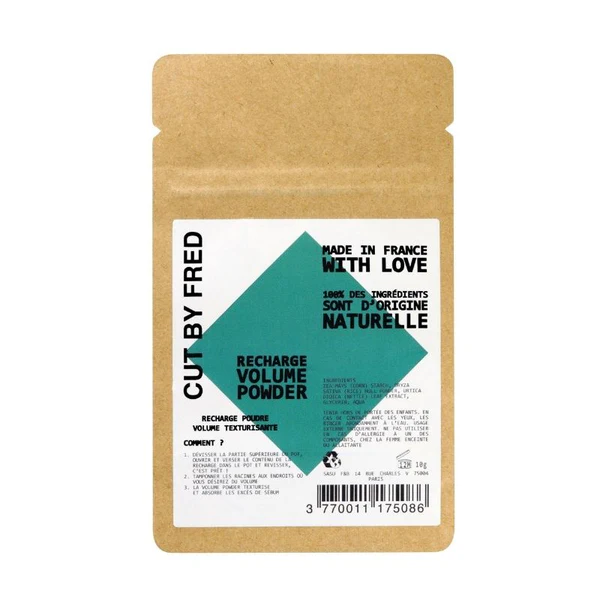 Cut by Fred Recharge Vegan Volume Powder - Shampoing Sec Volume 10 g