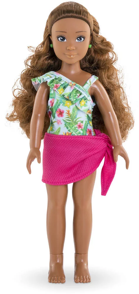 COROLLE GIRLS - POUPEE - COFFRET MELODY A LA PLAGE  - COROLLE VETEMENTS 28 CM