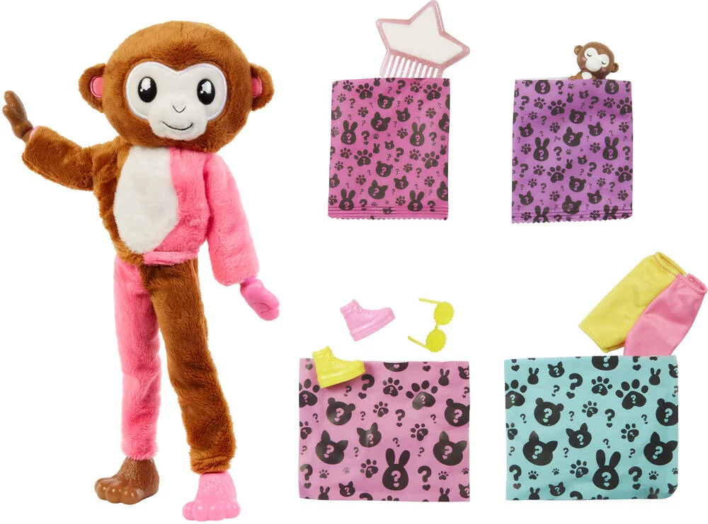BARBIE - POUPEE CUTIE REVEAL SINGE