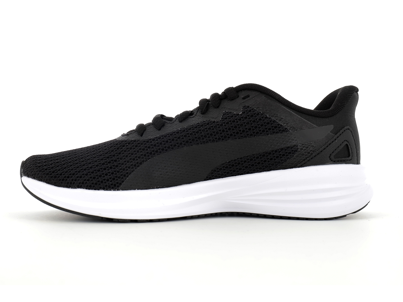 Puma-377030 Matières combinées Noir Rose
