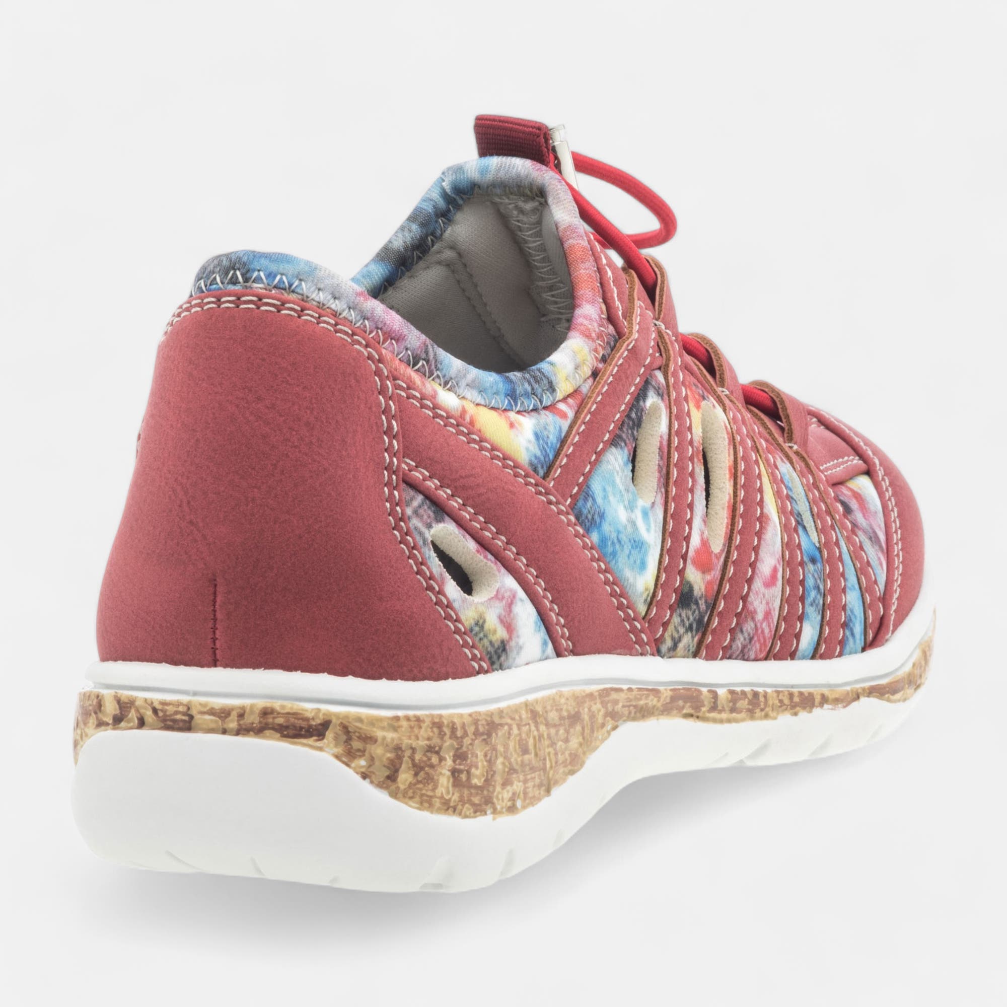 Baskets basses Femme rouge