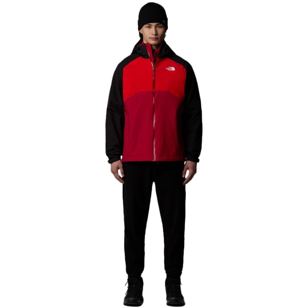 Veste randonnée THE NORTH FACE STRATOS JACKET - EU GARNET RED/HIGH RISK RED/TNF BLACK