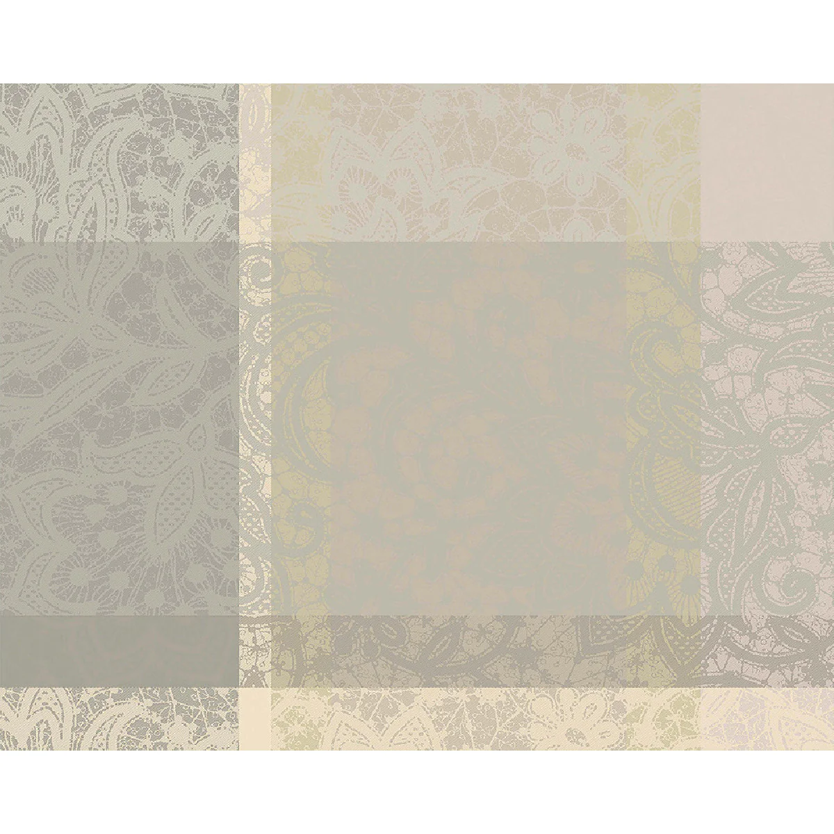 Set pur coton beige 40X50 Garnier Thiebaut