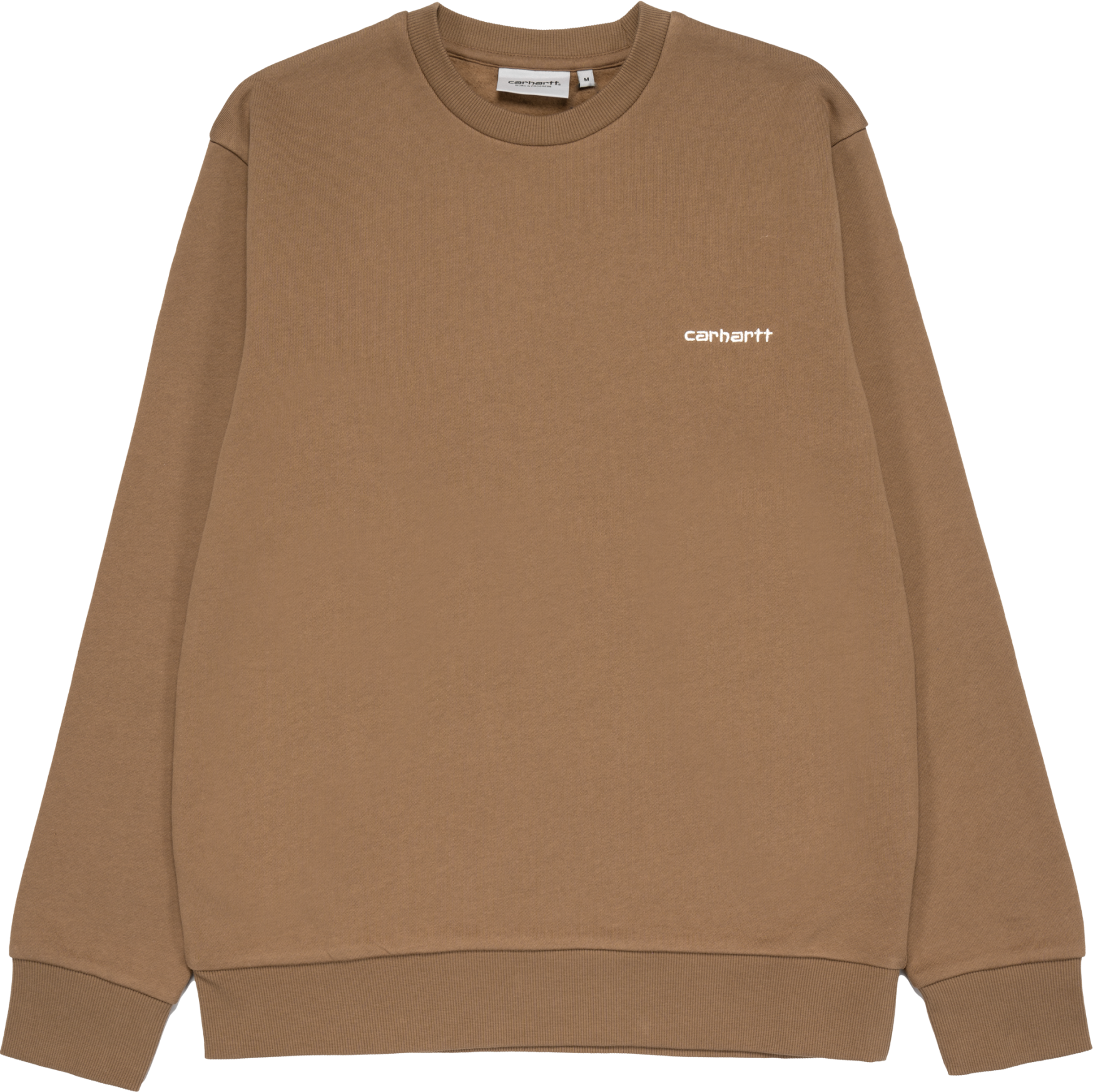 Carhartt WIP Script Embroidery Sweatshirt Braun