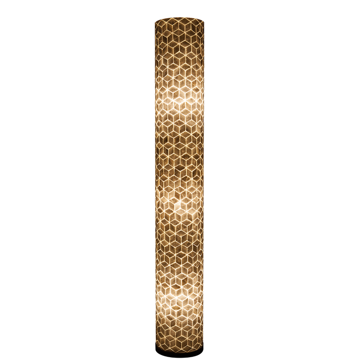 Vloerlamp shell white cubes 200 cm