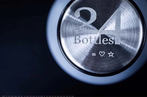24Bottles  24bottles, Urban vandflaske, sort -  500ml.