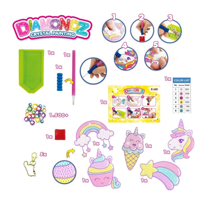 DIAMONDZ - Bastelset Anhänger - Unicorn