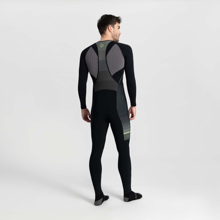 Rogelli Hero II Bibtights, Sort/grøn