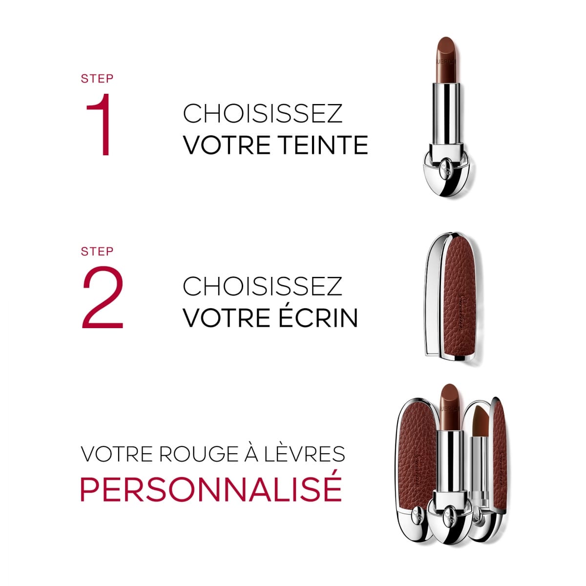Rouge G de Guerlain Rouge G de Guerlain Rouge à Lèvres Personnalisable - Édition Limitée Naturally