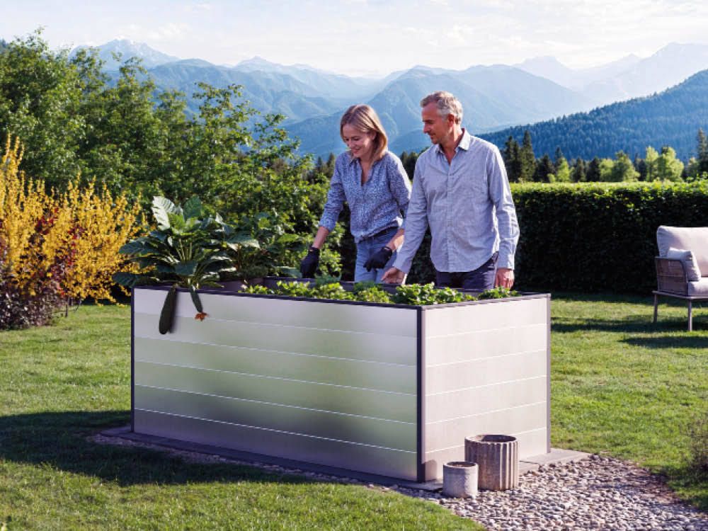 Hochbeet Alu Designed IN AUSTRIA wartungsfrei 4 Farben