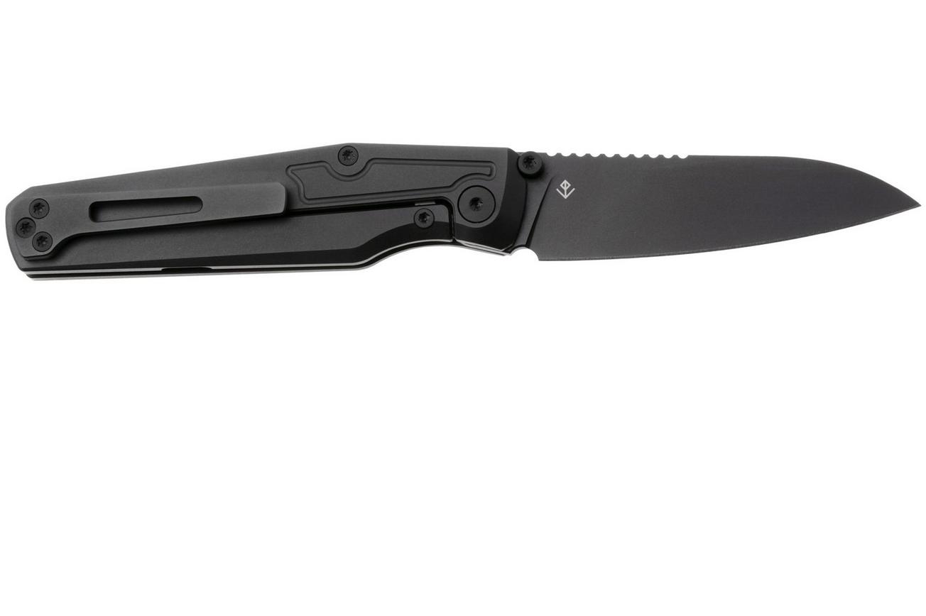 Flytanium Concourse 1446 Black 14C28N, Black Titanium zakmes, Demeter Designworks design