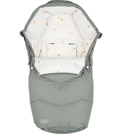 Voksi Fußsack - Urban - 90/115 cm - Wiese Green/Flügel