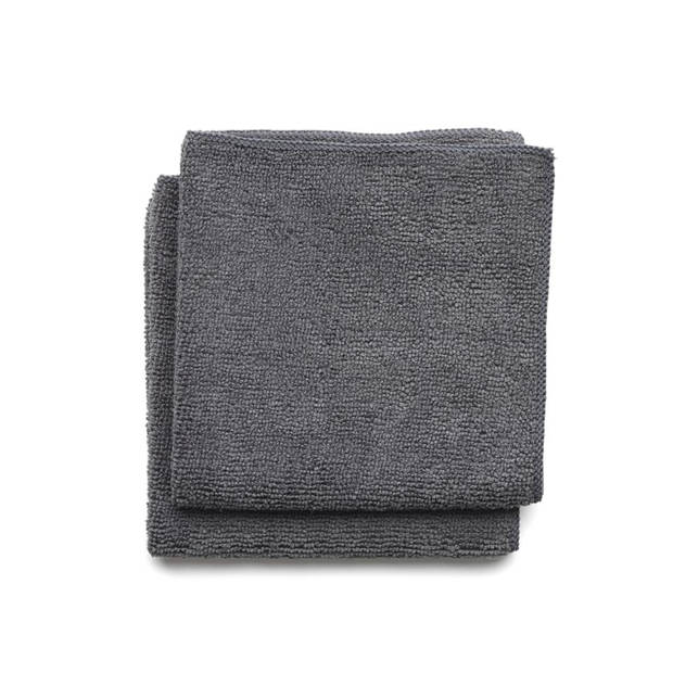 Brabantia Sink Side schoonmaakdoekjes microvezel 30 x 30 cm, set van 2 - Dark Grey