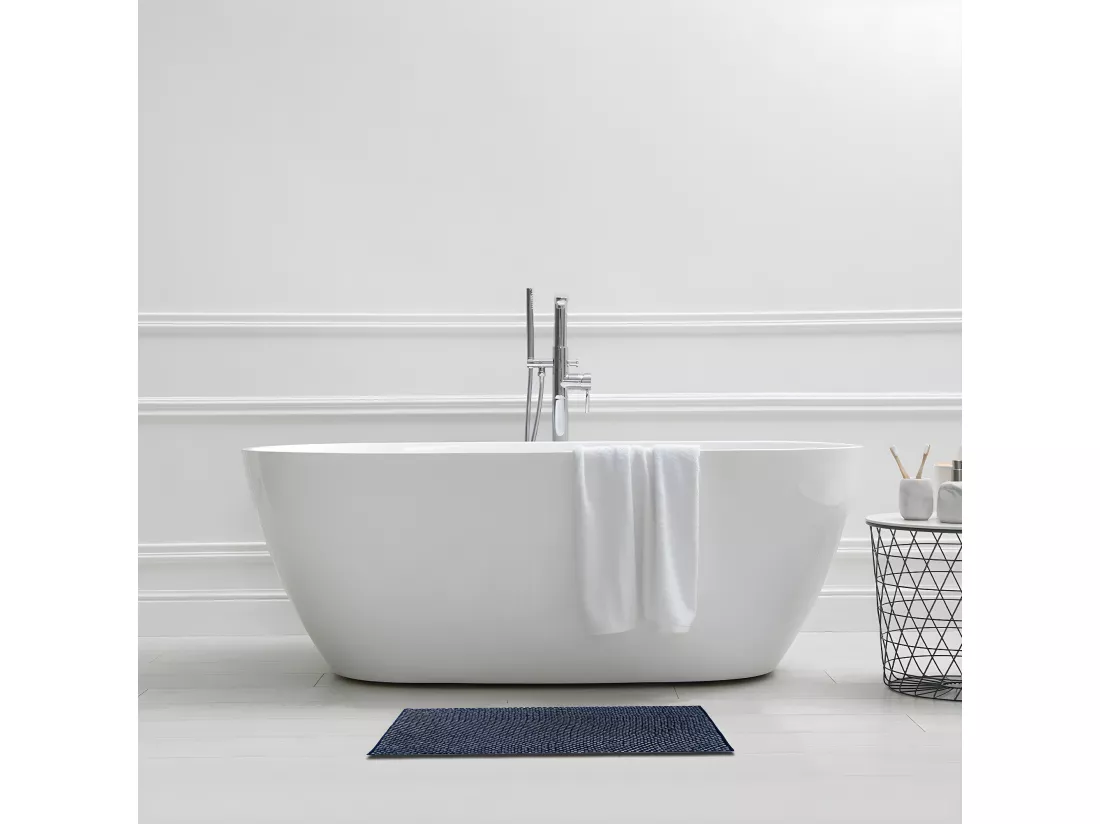 Tapis de bain déco en polyester 50x80cm