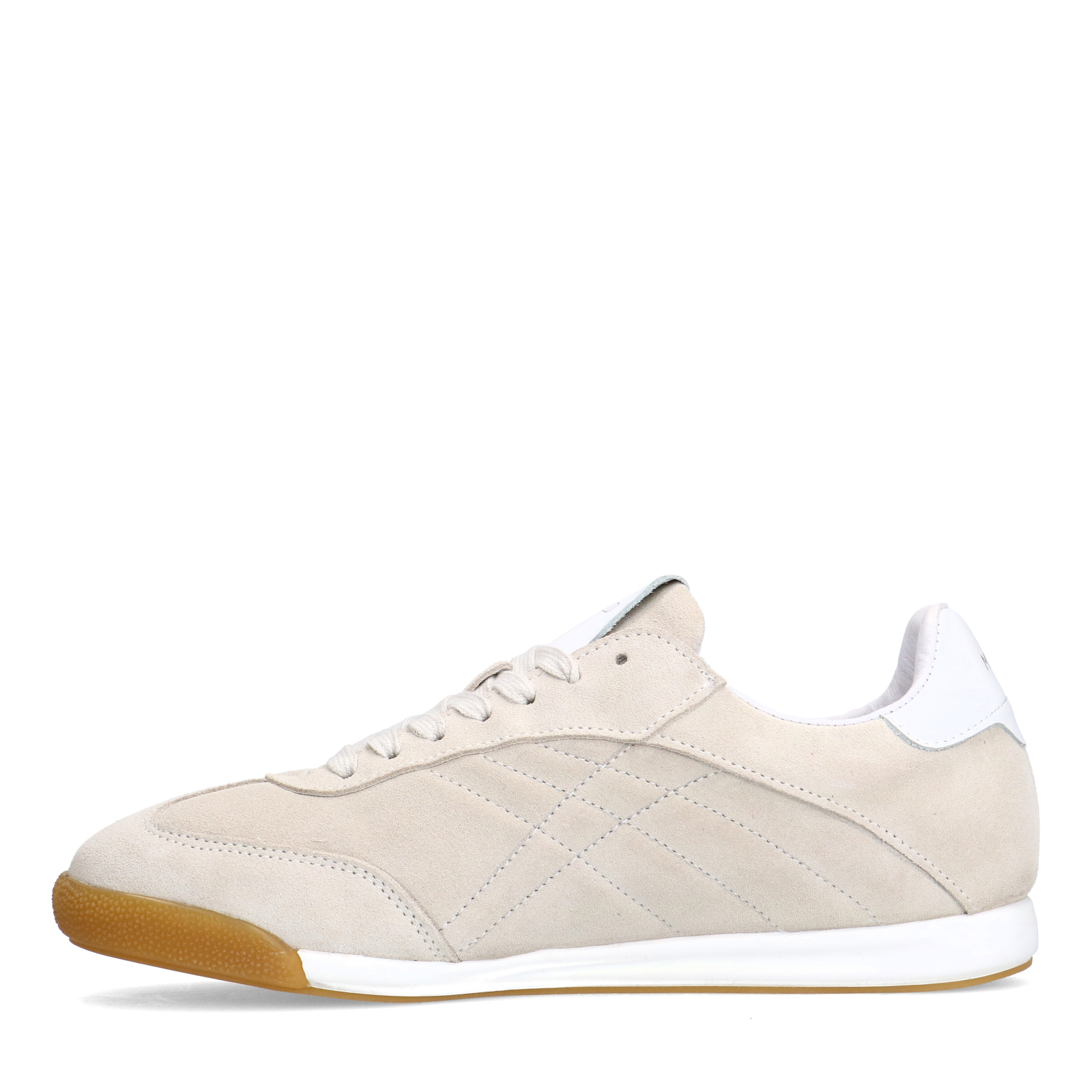 Beige suède sneakers
