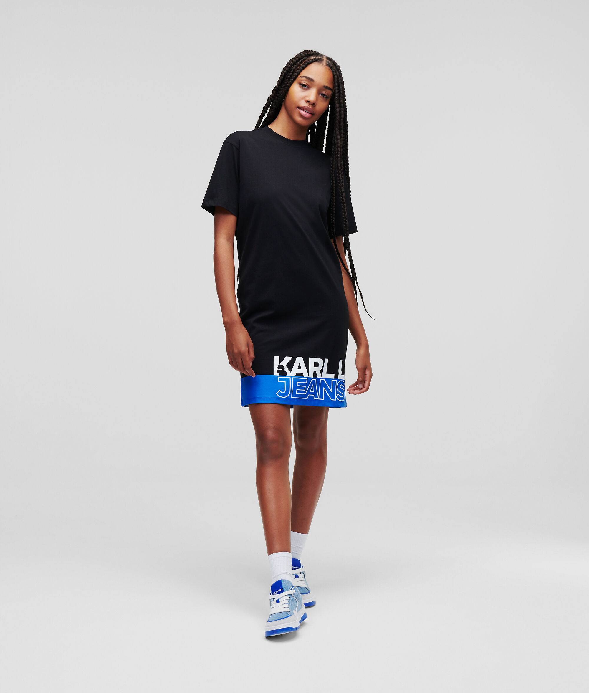 ROBE T-SHIRT À LOGO KLJ AUDACIEUX