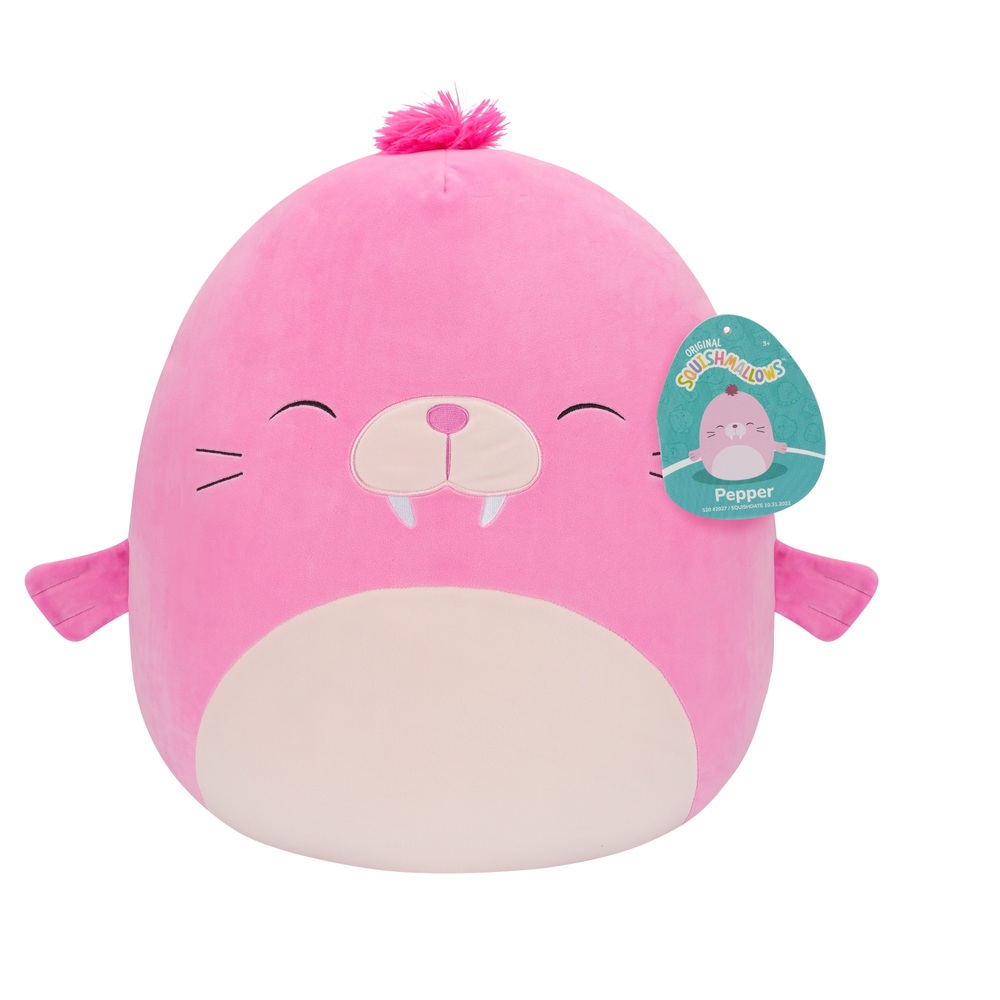 Original Squishmallows 50cm Pepper das rosa Walross
