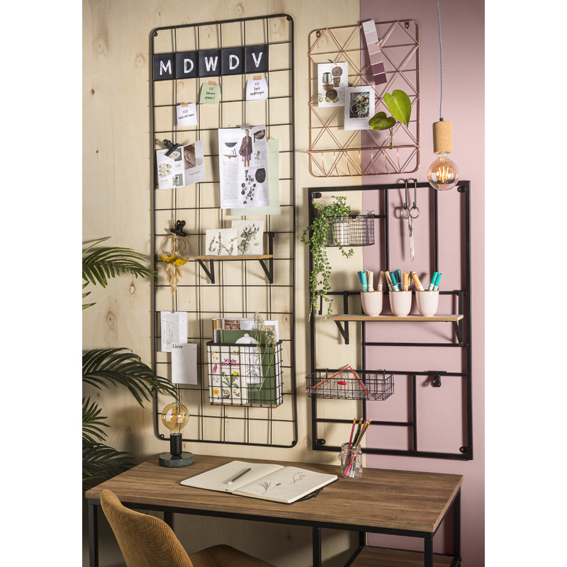 Wandrek XL met clips - 90x55x3 cm