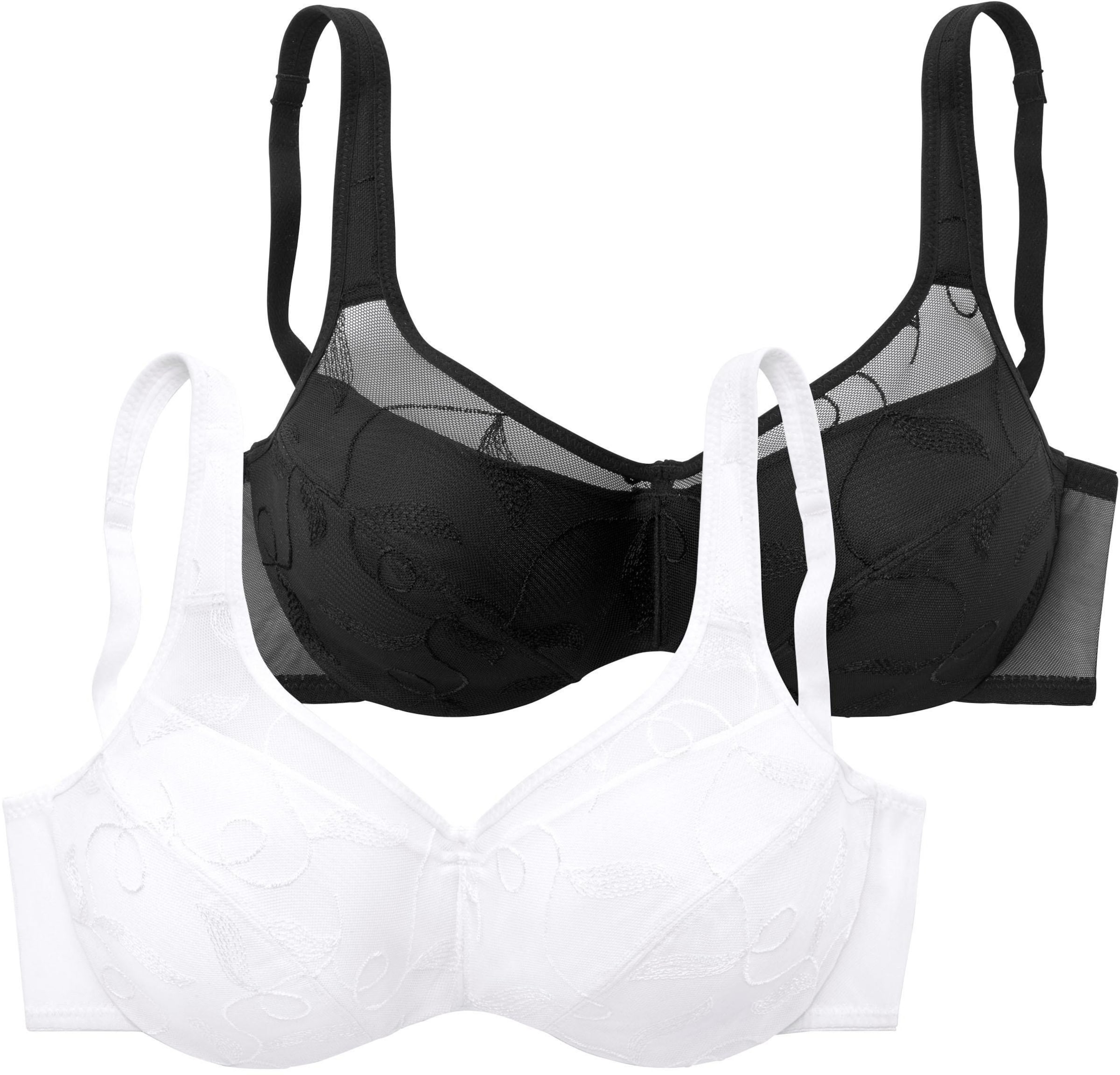 petite fleur Minimizer-BH in schwarz+weiß